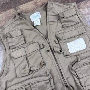 Ausable Fly Fishing Vest Men's Large Hunting Zip Up Pockets Utility Sportsman